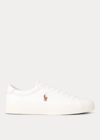 Zapatillas Polo Ralph Lauren Hombre Blancos - Longwood Leather - RNZUO5368